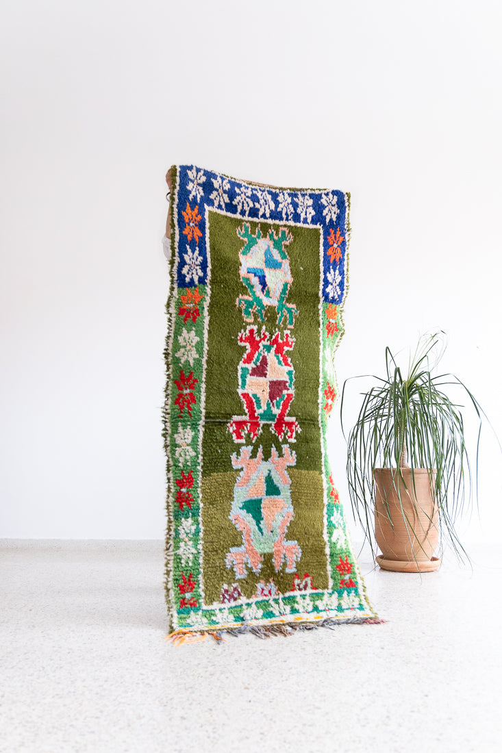 green runner rug, green rug, tamtaminteriors